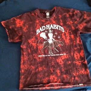 Fairly new black and red Broken Promises L tee-shirt.